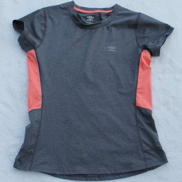 Umbro Women's Peach & Gray Activewear Top - Picture 1 of 4
